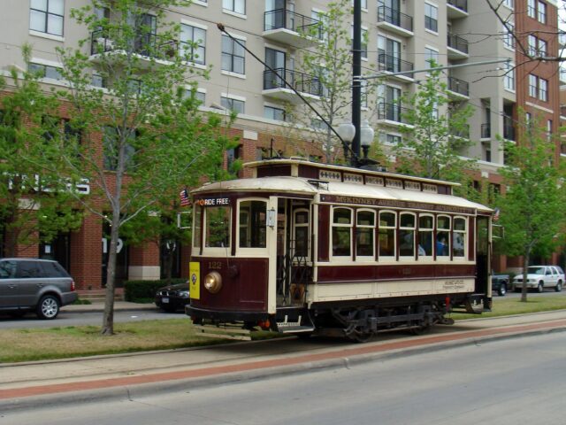 Dallas M-Line Trolley