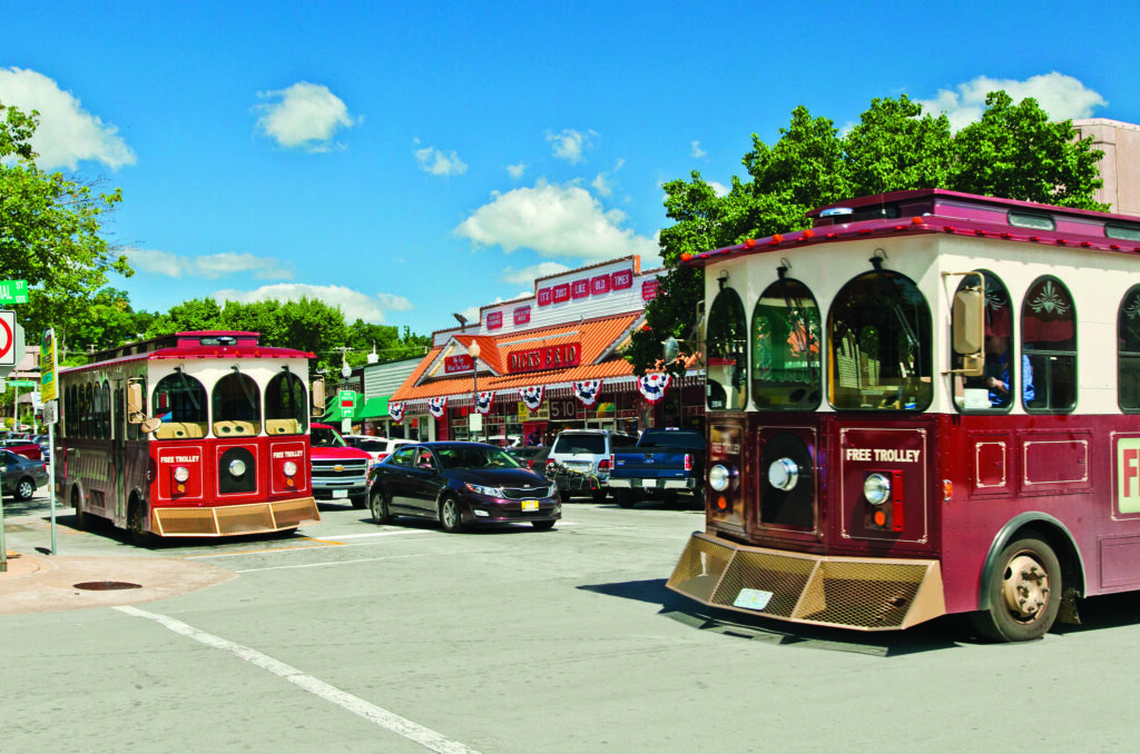 Downtown Branson Trolley