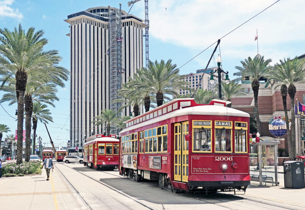 New Orleans Streetcar Trolley
